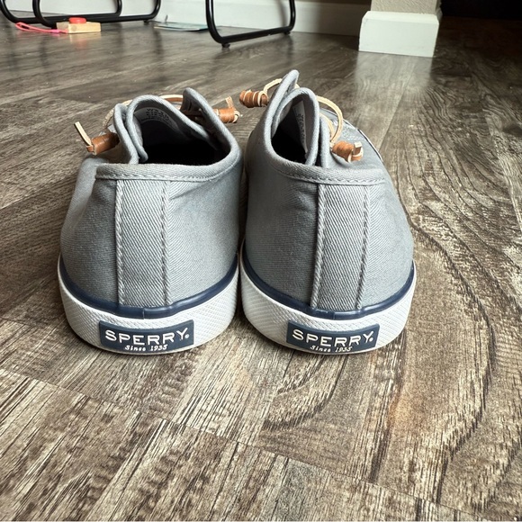 Sperry Women's Pier View Slip-On sneakers Gray‎ Canvas Size 9 - Picture 5 of 7